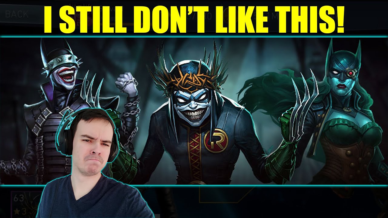 Trying The Full Dark Metal Team Again Injustice 2 Mobile