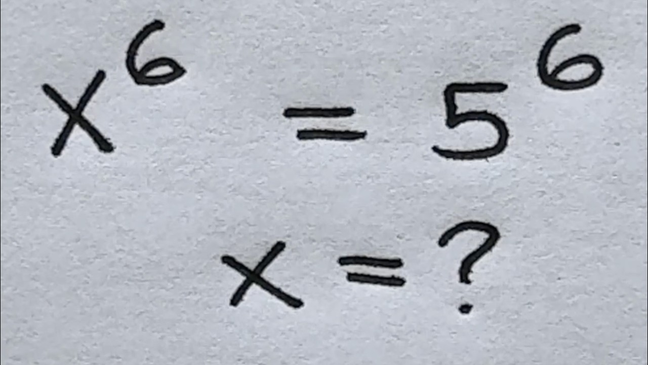 Solve for x in this nice exponential equation | Math Olympiad Mathematics