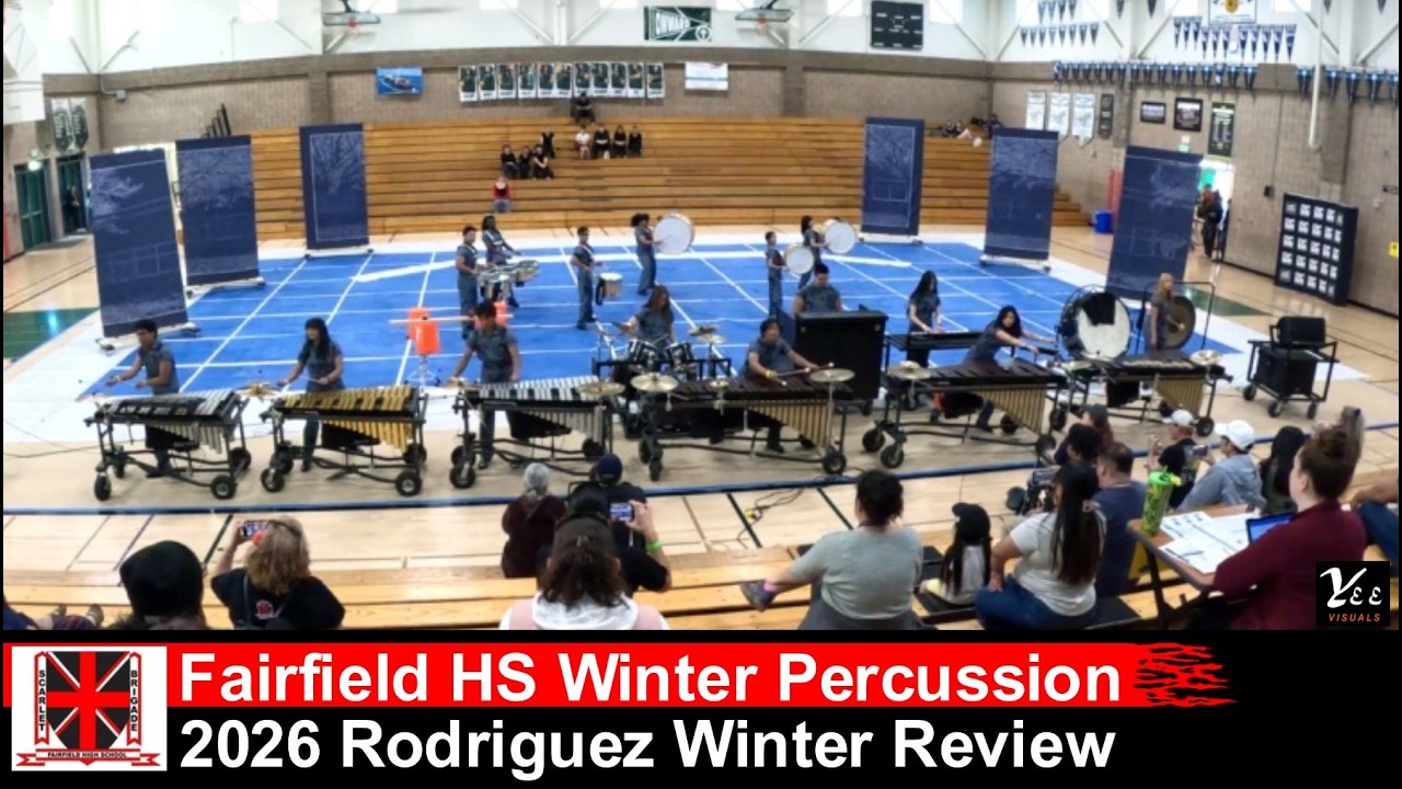 2026 Fairfield Scarlet Brigade Winter Percussion At Rodriguez ‌Winter Review