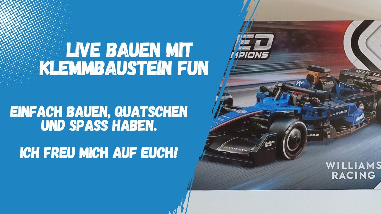 Live bauen  - Lego Speed Champions Williams Racing FW46 F1 Rennauto Set (77429)