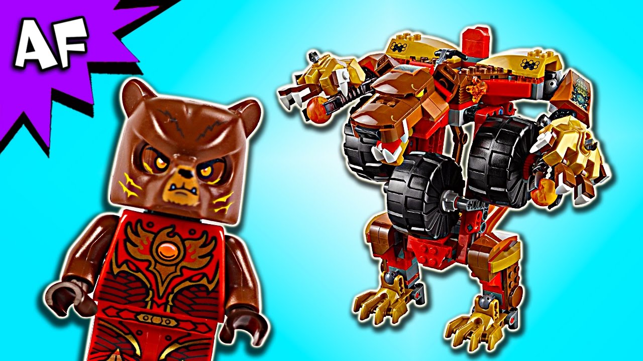 Lego Legends of Chima Bladvic's Rumble Bear 70225 Speed Build