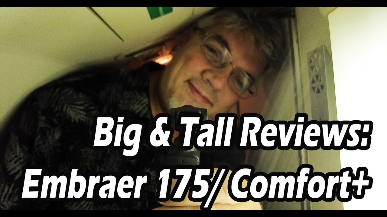 BIG & TALL flight report: Delta Embraer 175 with and without Comfort+.