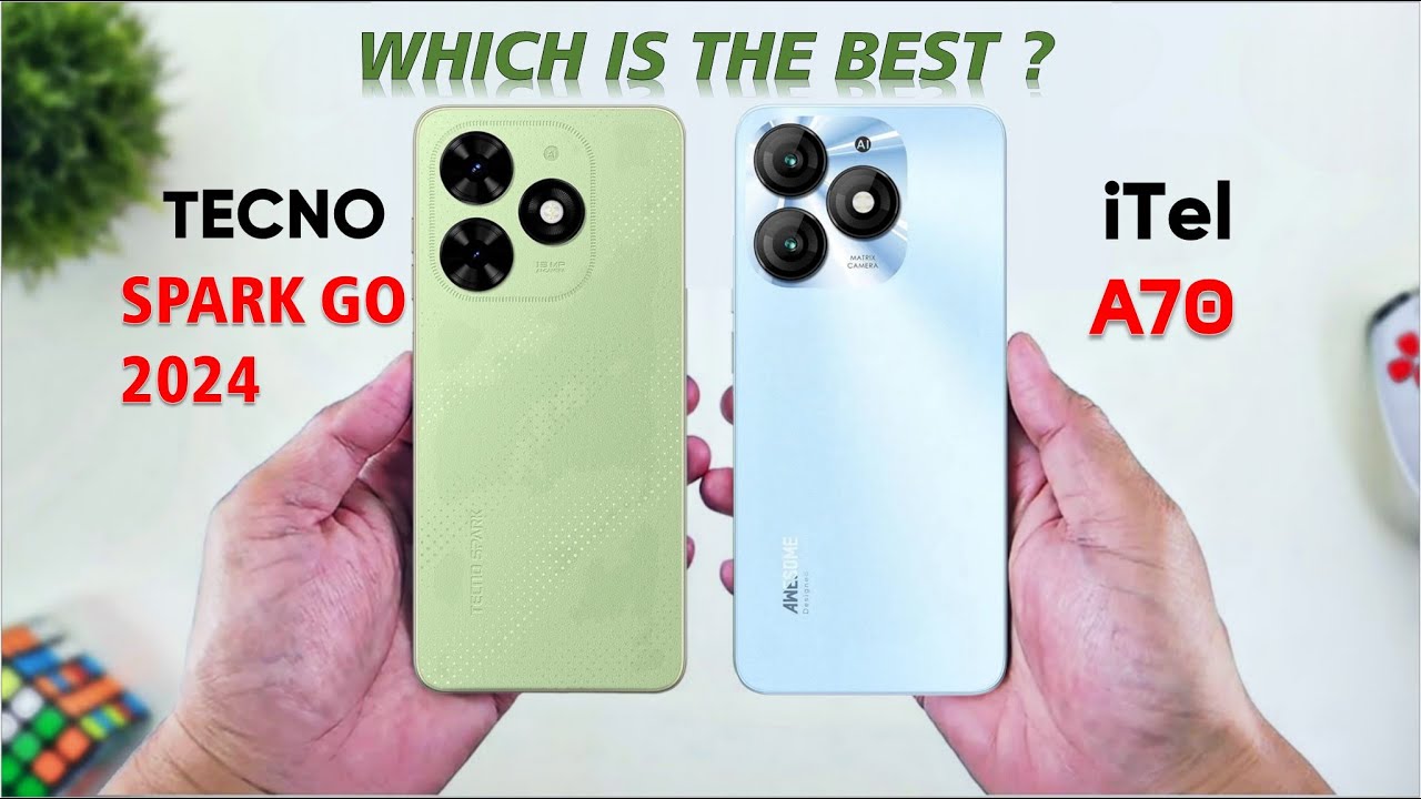 Tecno Spark Go 2024 vs itel A70 | best budget phones comparison 🔥