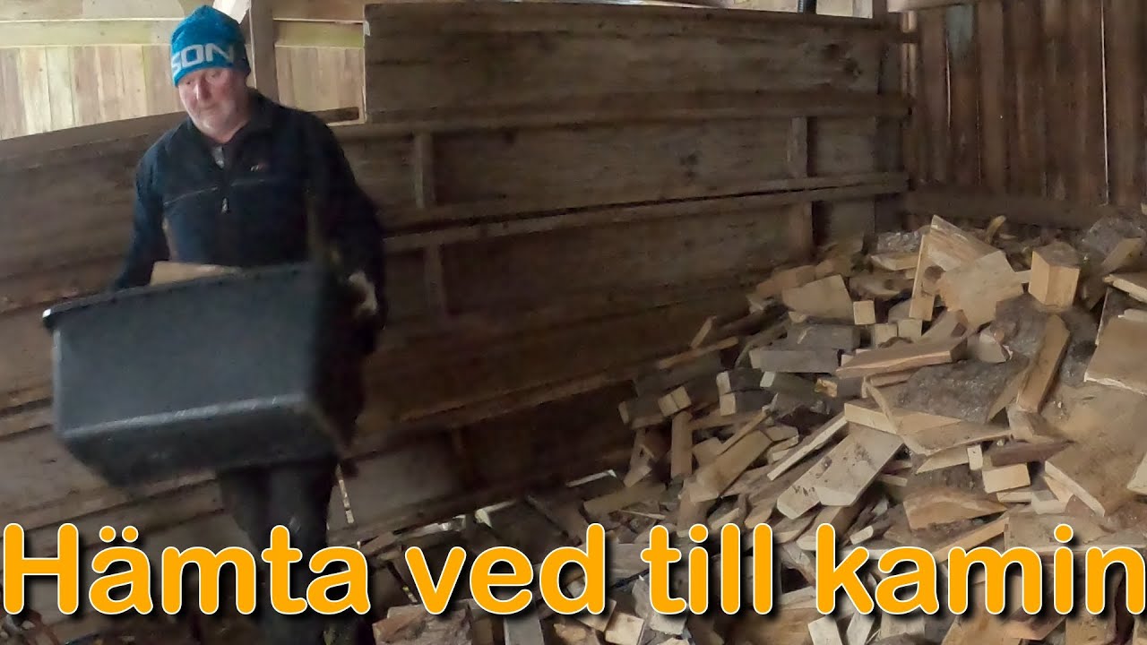 Hämta ved (Elda i Contura 556 ved kamin )