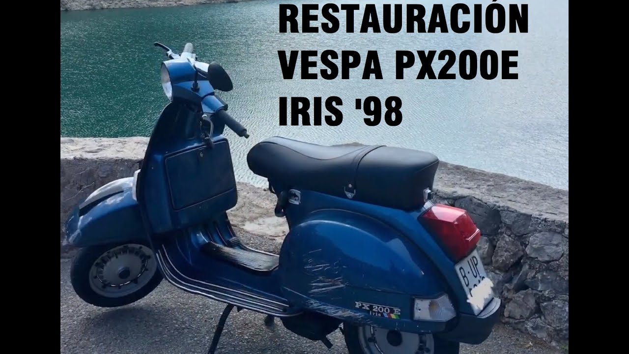 Restauración Vespa PX200E Iris ‘98