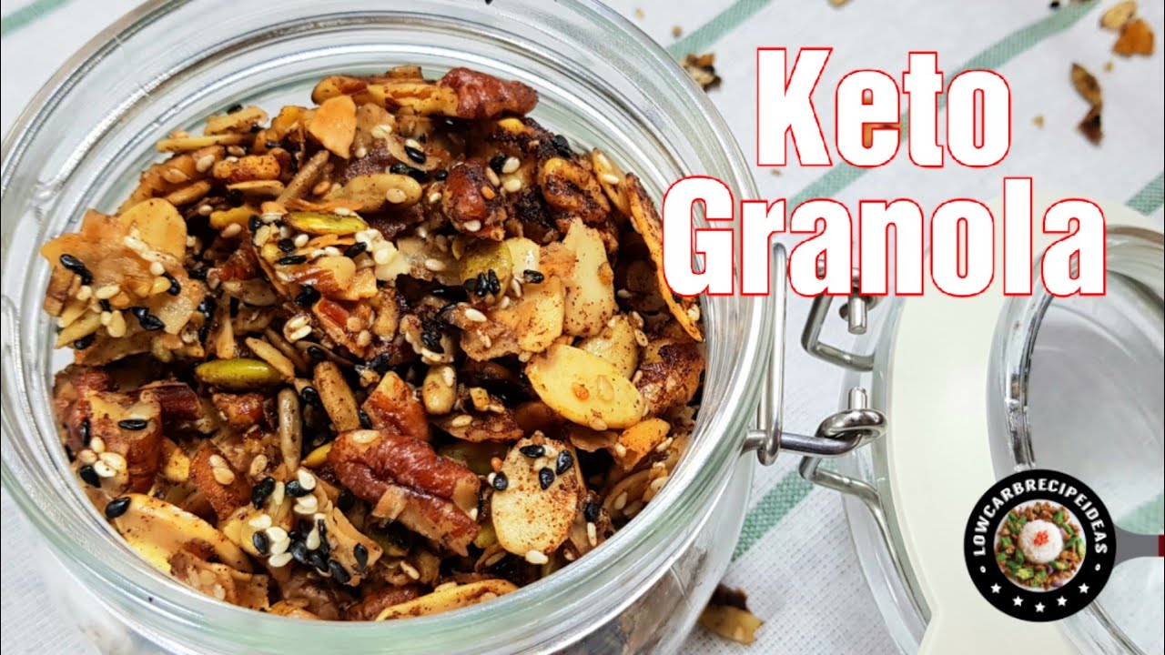 HOW TO MAKE THE BEST KETO GRANOLA - CRISPY CRUNCHY GOODNESS !
