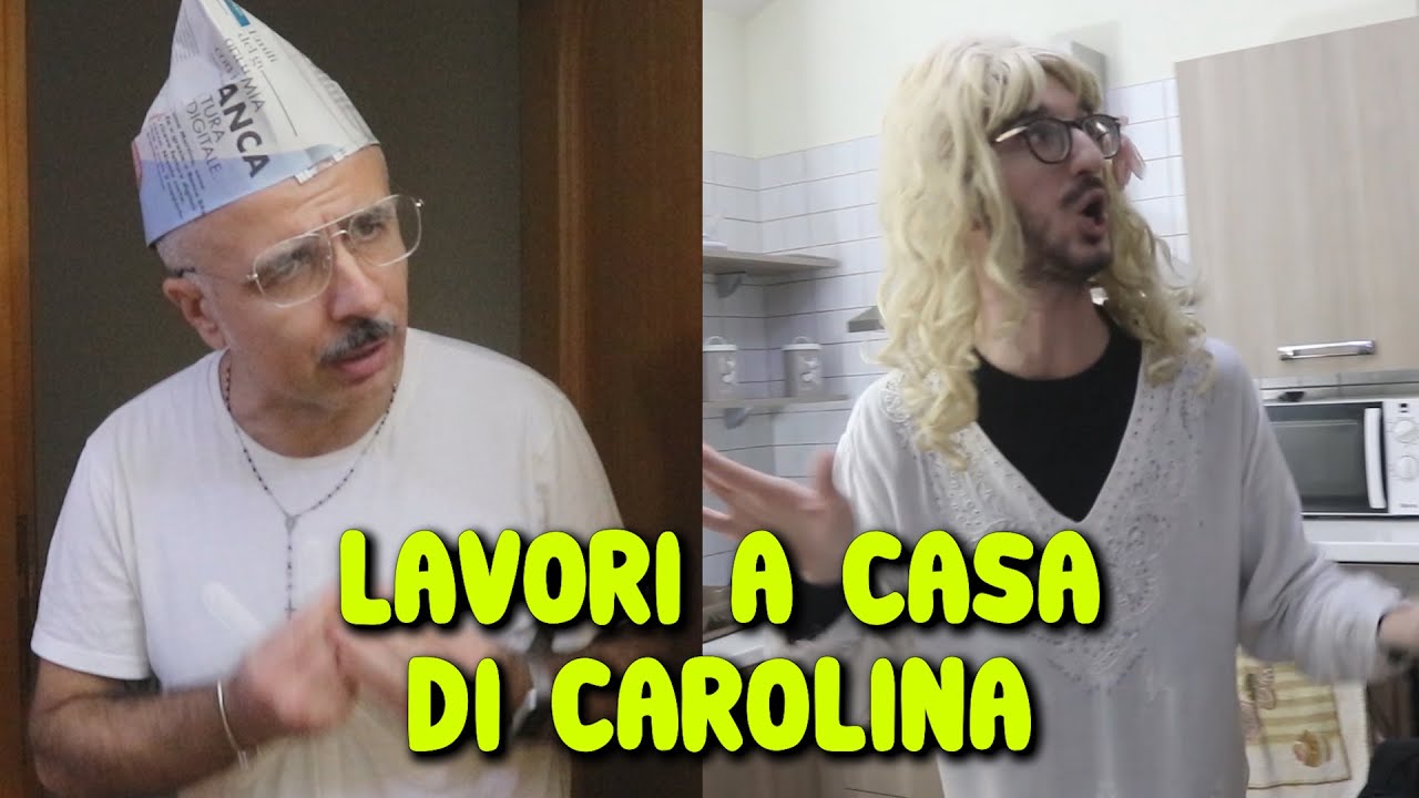Carolina e i lavori a casa con Mast'Aniello