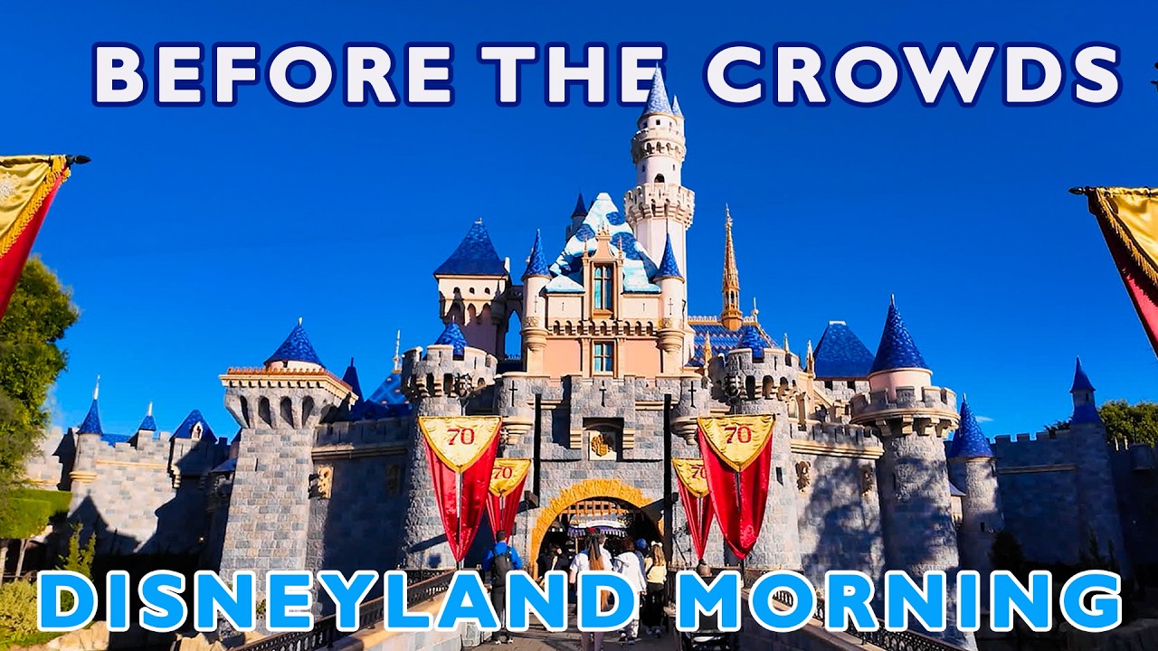 Good Morning Disneyland! ☀️ Full Park Walkthrough (No Commentary) 4K 60fps