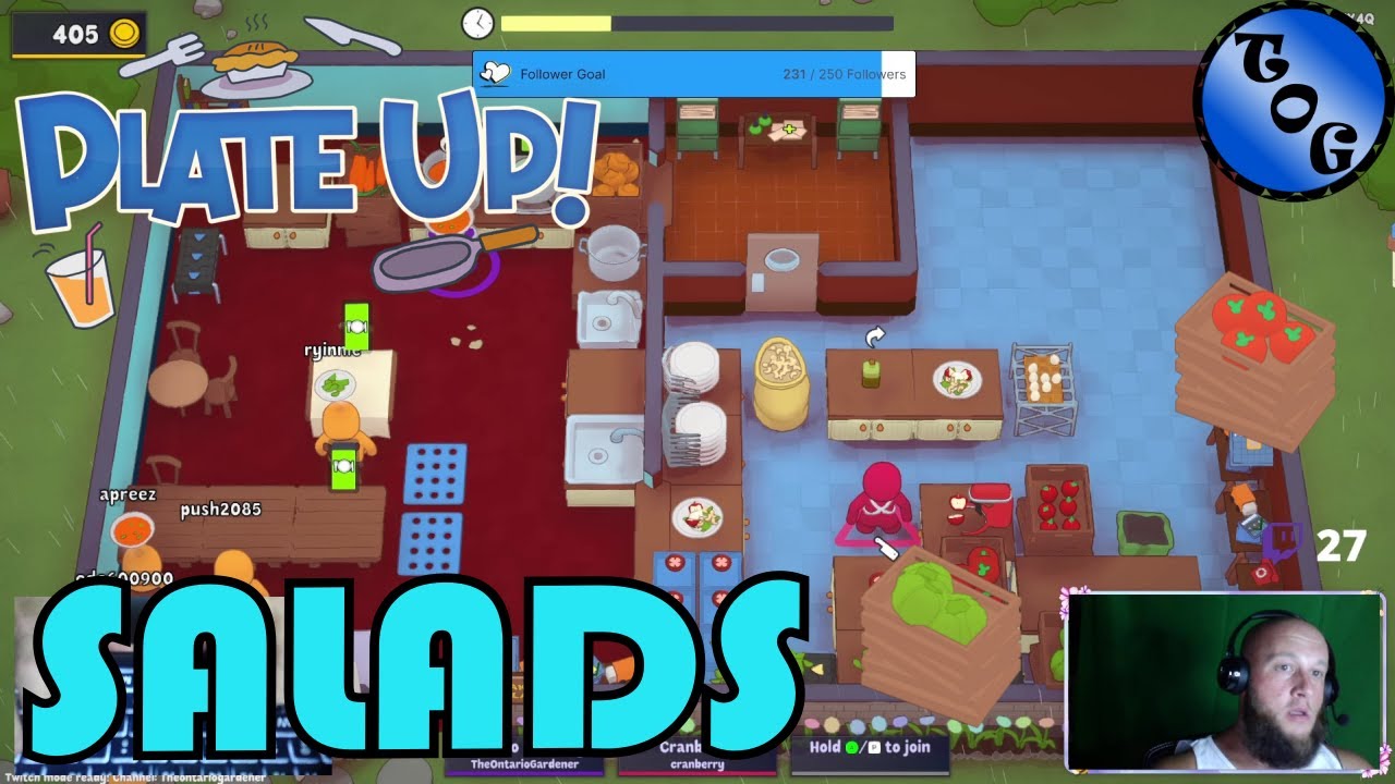 PlateUp! - BIG SALADS FRANCHISE  (2-Player Gameplay)