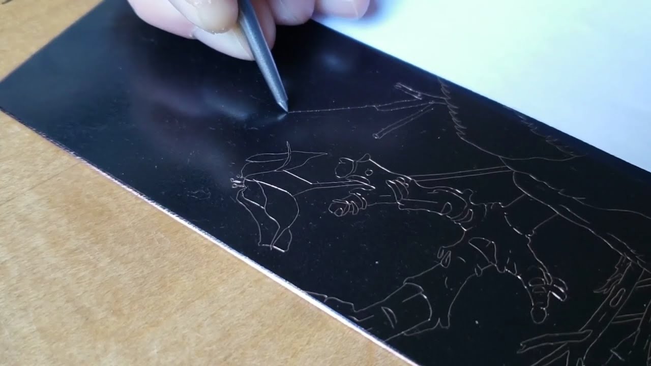 Transfer a Drawing onto a Hard Ground Plate