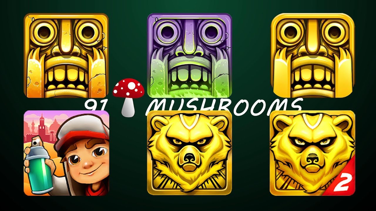 Temple Run 2 Sky Summit Vs Temple Run 2 Spooky Summit Vs Temple Run Vs Subway Surfers Vs Spirit Run