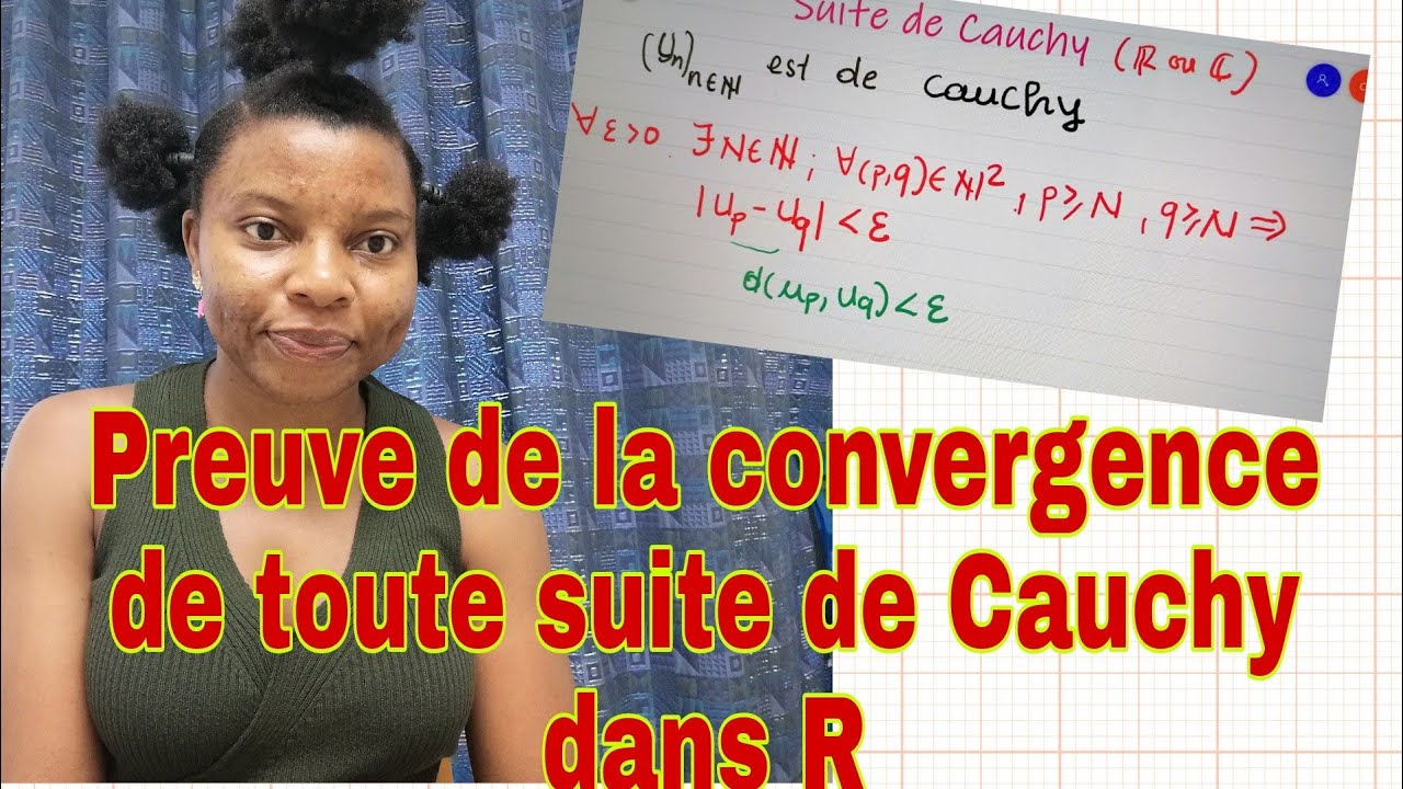Toute suite réelle est convergente si et seulement si elle est de Cauchy #Ep_2