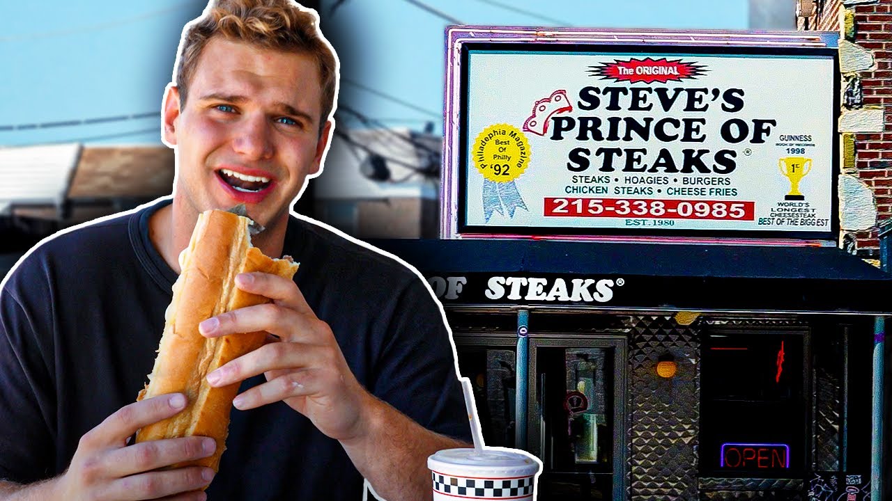 Making Philly Cheesesteaks at Steve's Prince of Steaks | United States of Plates