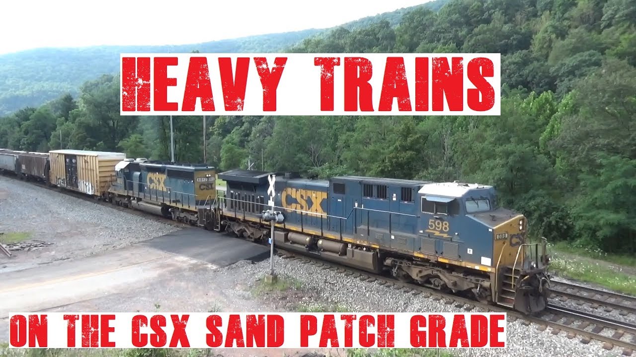 Heavy Trains on the Sand Patch Grade