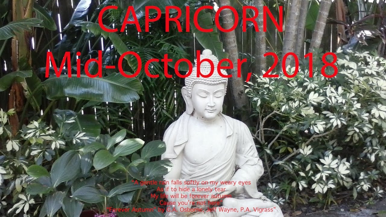 Capricorn PAST LOVE RETURNING? IS IT KARMIC? OCTOBER 2018 Mid Month Tarot Reading