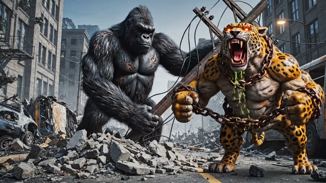 Furious Vengeance: The Giant Jaguar's Showdown with King Kong |KING KONG VS MONSTER
