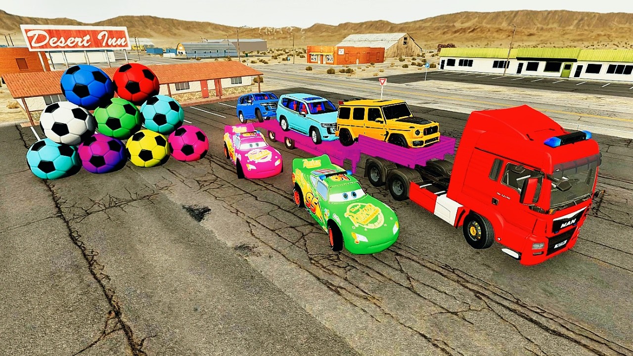 Flatbed vs Cars – Massive Crashes! 💥 | BeamNG.drive  Extreme Flatbed Truck Accident 😱 | BeamNG.drive