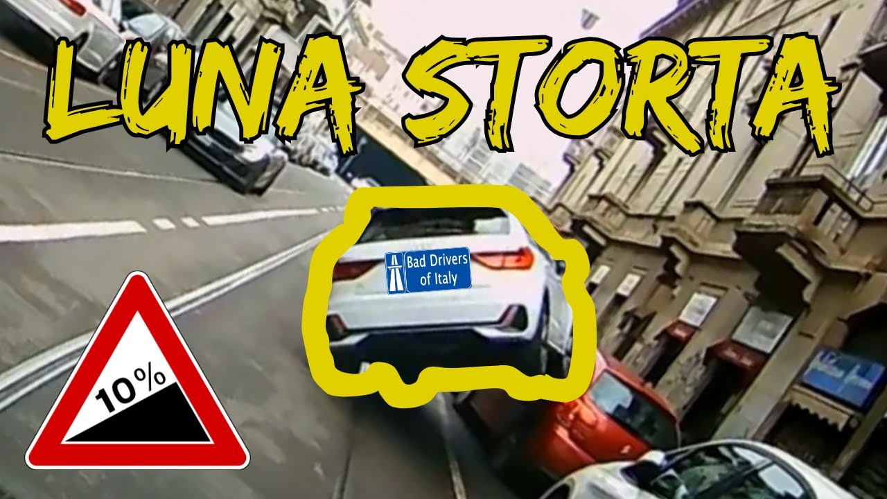 BAD DRIVERS OF ITALY dashcam compilation 6.16 - LUNA STORTA