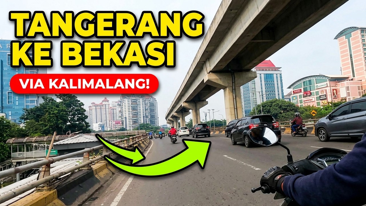 Motoran Tangerang ke Bekasi via Kalimalang