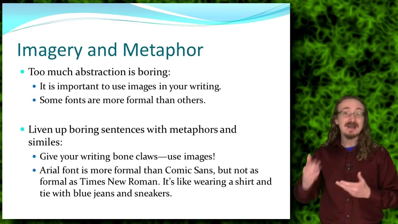 Lecture 4.4: Writing Good Sentences