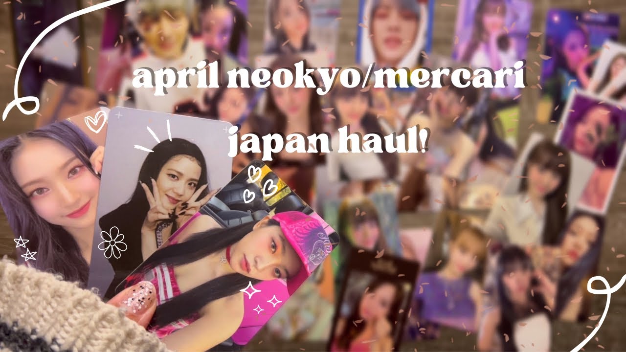 🍄 april neokyo/mercari japan kpop photocard haul | hauls #2