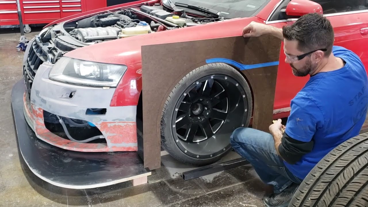 Audi Widebody Build - 3 (Широкий кузов с ленты)