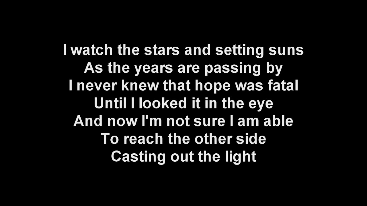 Black Veil Brides Goodbye agony lyrics
