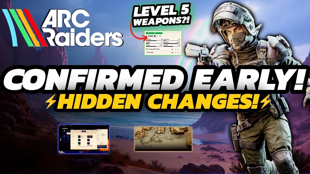 Arc Raiders - Level 5 Weapons CONFIRMED?! | Hidden Changes Nobody Announced