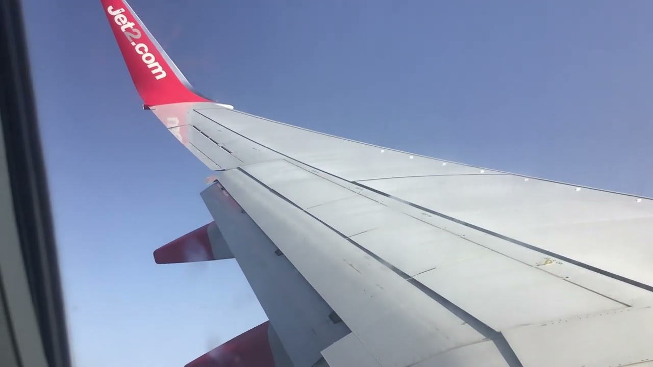 Jet2.com Boeing 737-800 Landing Lanzarote airport (ACE)