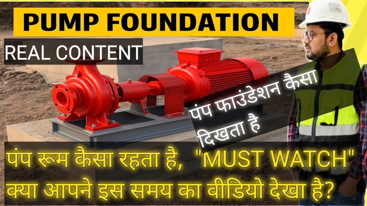 Fire Pump Room / Pump Foundation - Fire pump foundation making RCC HUME PIPE NP3 -STORM WATER NET..
