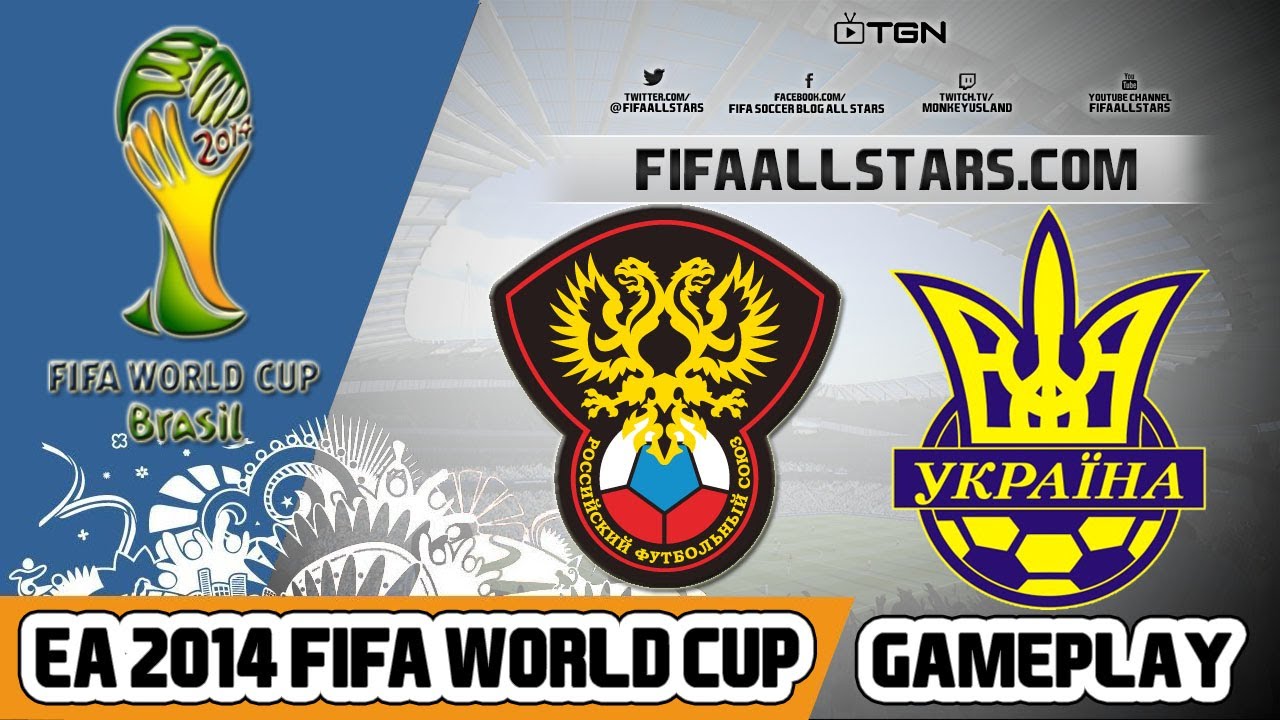 EA 2014 FIFA World Cup Russia Vs Ukraine - FIFAALLSTARS.COM