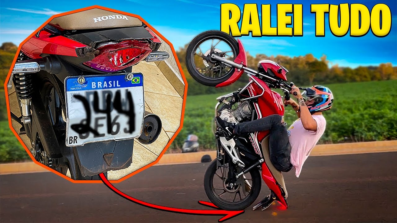 VOCES PEDIRAM - RALEI TUDO A RABETA DA TITAN 160 DO CORONADO !