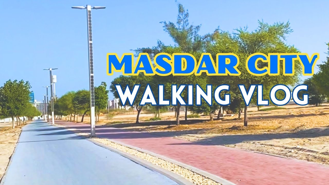 MASDAR CITY Walking Vlog + BREAKFAST in a nice restaurant | Family life | Ofw in the UAE #solarpower