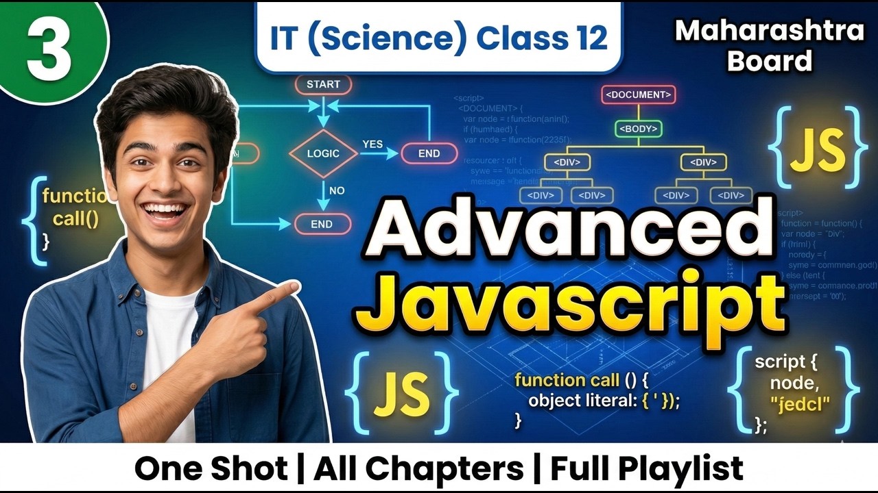 3 Advanced Javascript Ch 3 IT Science Class 12 Maharashtra Board