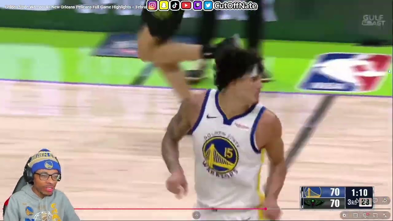 Warriors Fan Reaction To Golden State Warriors vs New Orleans Pelicans FullGameHighlights Feb24 2026