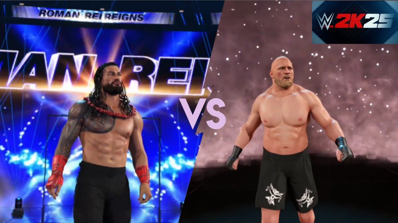 You Won’t Believe This Ending 😳 Roman Reigns vs Brock Lesnar | WWE 2K25 GAMEPLAY