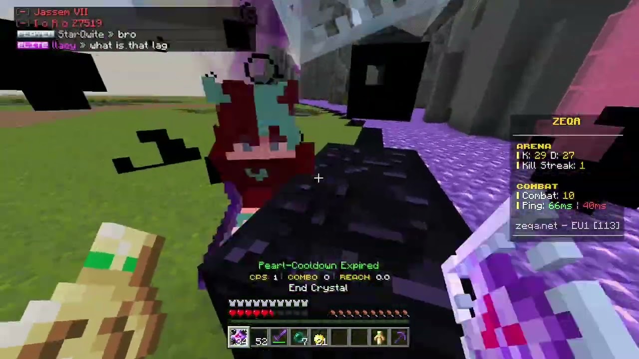 PvP practice on Zeqa.net 