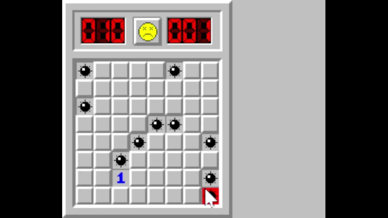 Minesweeper from Windows Entertainment Pack 1