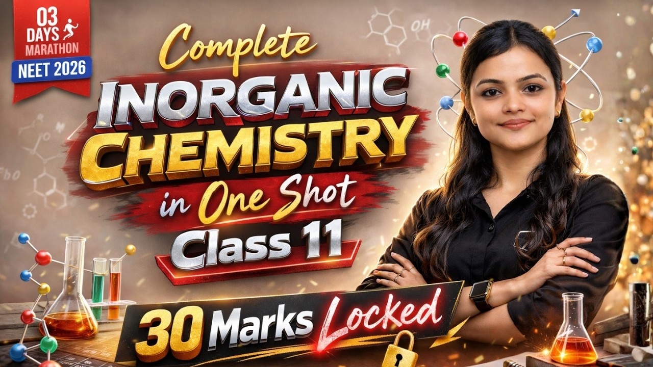 Complete Inorganic Chemistry | One Shot | Class 11 | Neet Chemistry | NEET 2026