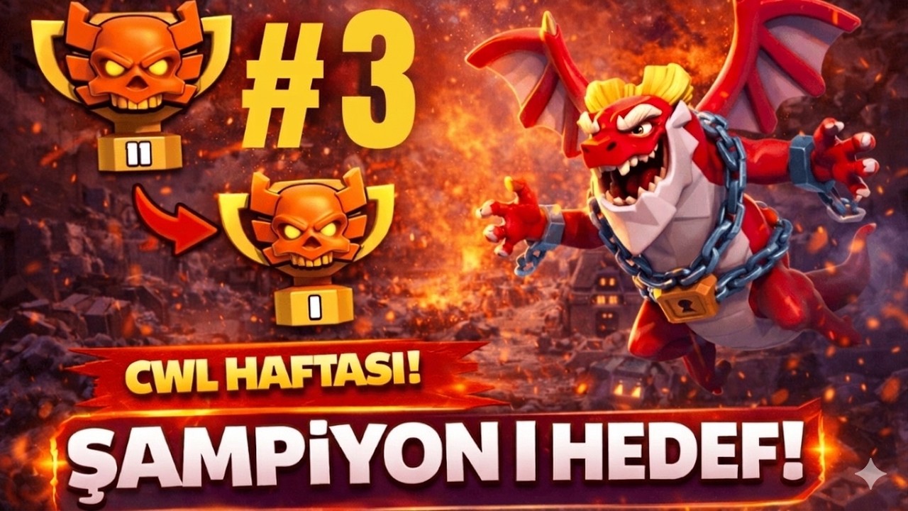 3️⃣ CWL #3 – KUSURSUZ GÜN! 45 YILDIZ NASIL ALINIR? ⚔️