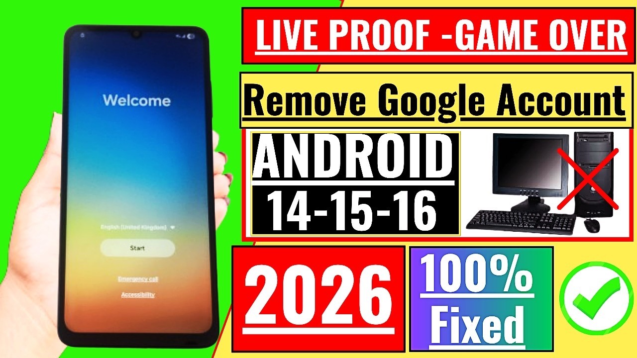 All Samsung FRP Bypass 🔥 2026 Android 13/14/15/16 | Samsung FRP Unlock Without PC
