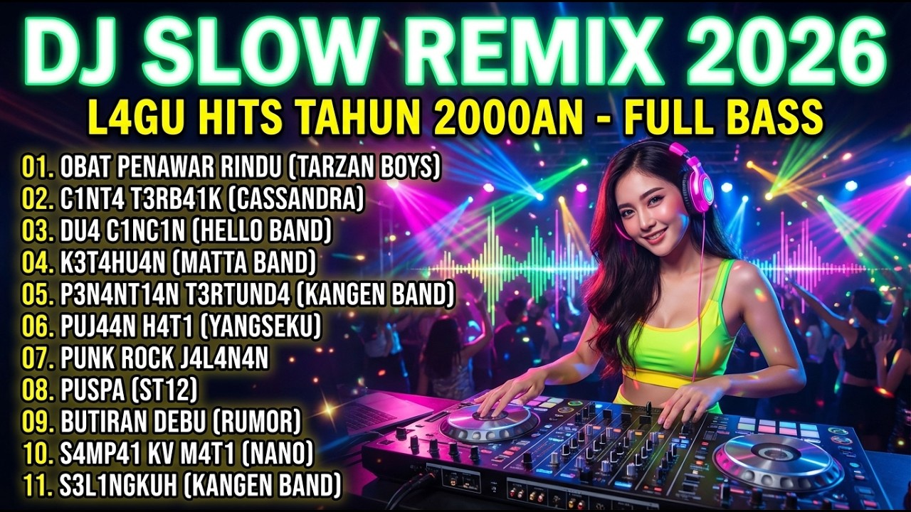 DJ REMIX SLOW FULL BASS 2026 TERPOPULER 🔥 DJ CAMPURAN LAGU NOSTALGIA VIRAL TIKTOK