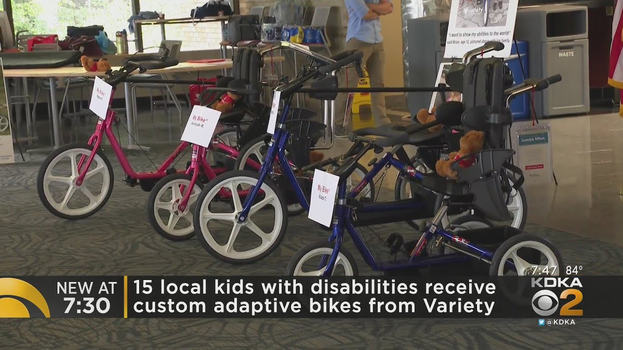 15 kids with disabilities receive adaptive bicycles from Variety