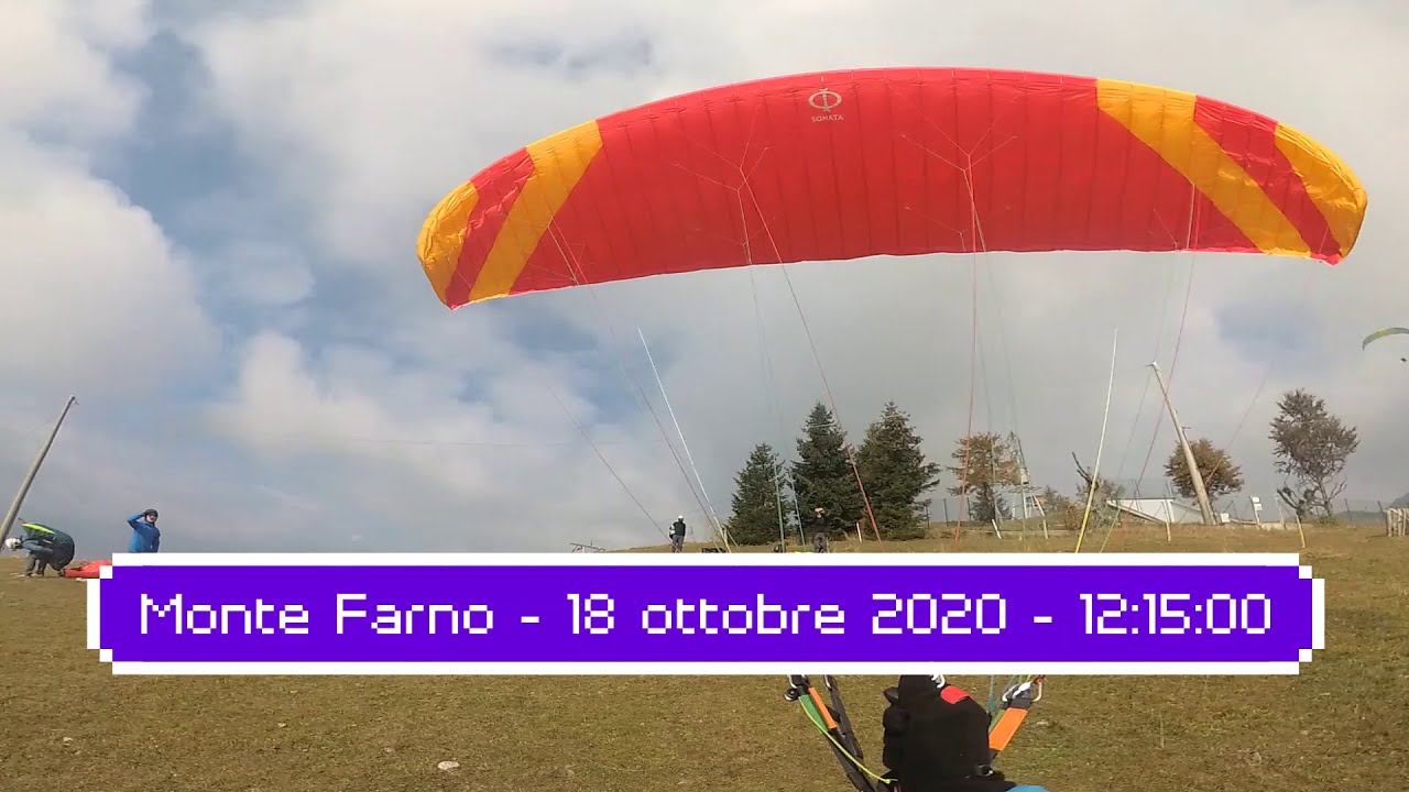 Monte Farno Parapendio 18/10/2020