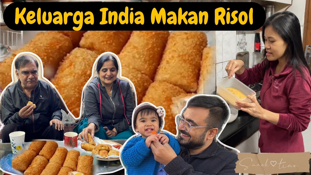 RISOL APA INI KOK ENAK BANGET‼️| KELUARGA INDIA MAKAN RISOL