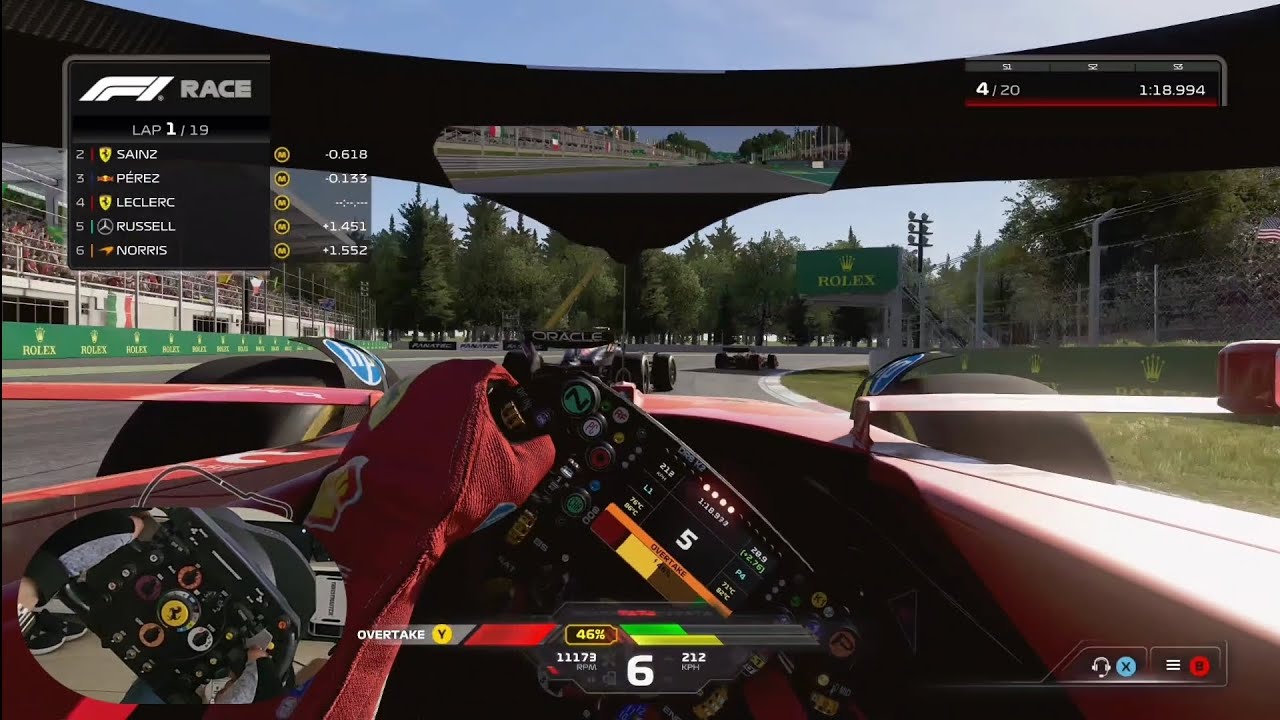 grand Prix Italia Monza. great fight with leclerc & verstappen