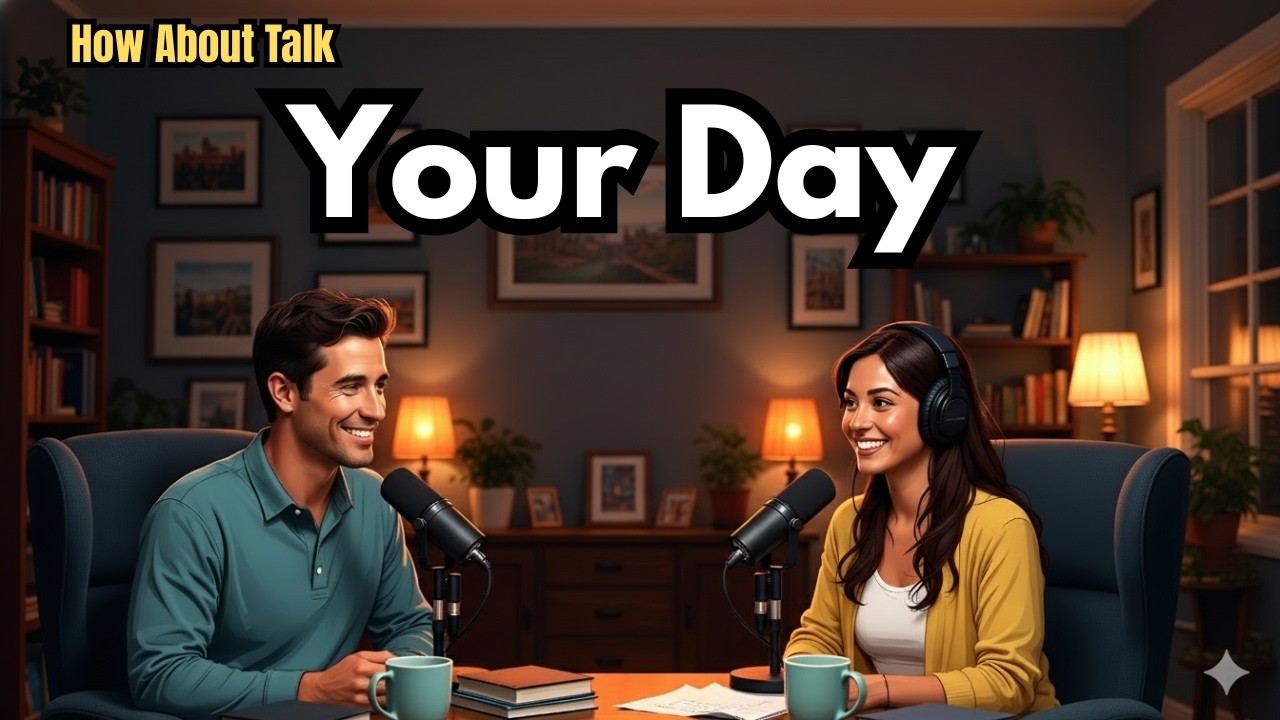 Talk About Your Day in English | B2 Level | Easy Beginner Lesson | English Podcast