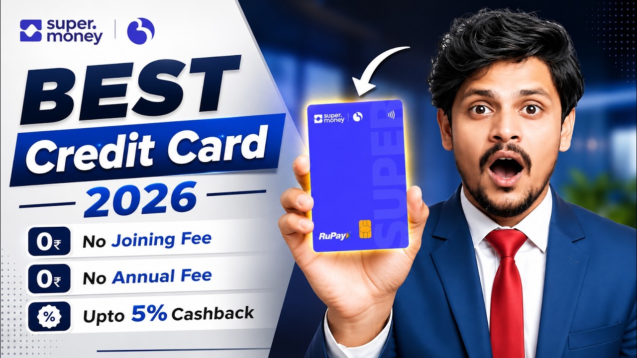 Super Money Credit Card Apply Online 🔥 | No Joining Fee | Upto 5% Cashback | RuPay Credit Card