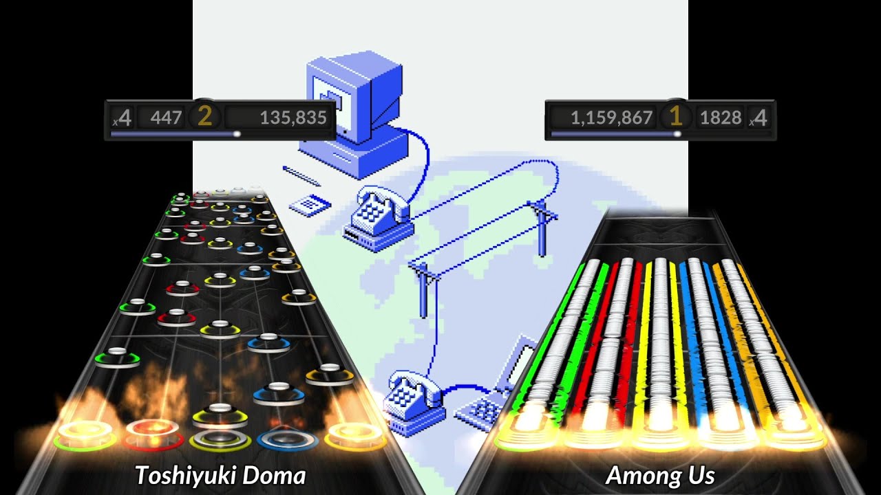 【Clone Hero】Dial-Up Sound Effect【Guitar Chart Showcase】