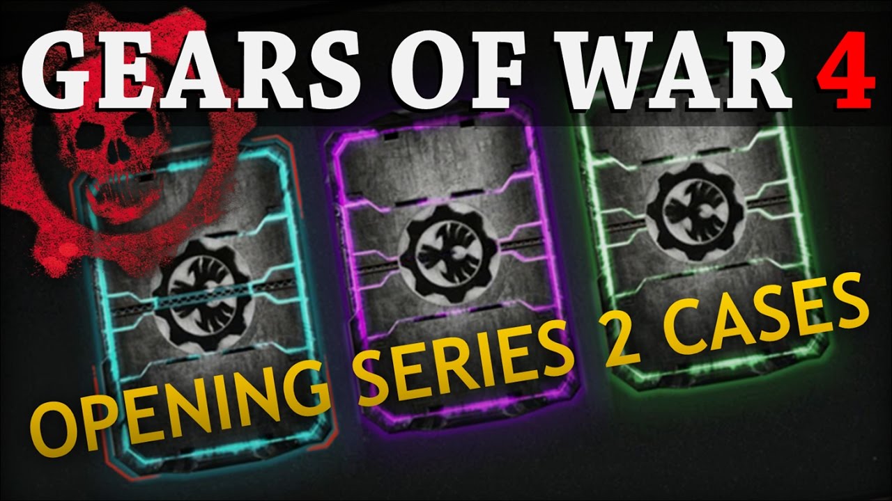Gears of War 4: Season Pass Airdrop Case Openings! Series 2 Cases!